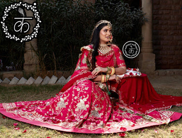 Beautiful Designer Rajputi Bridal Poshak