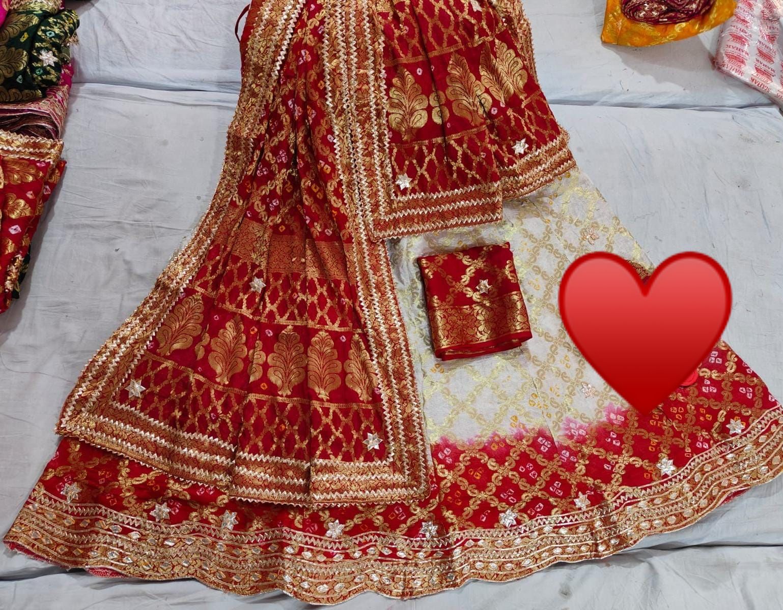 Rajasthani Banarasi Ghadchola Bandhni Lehenga Choli