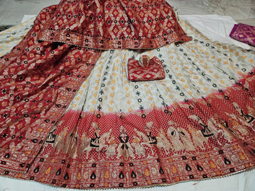 Rajasthani Pure Banarasi Dola Silk Lehenga Choli