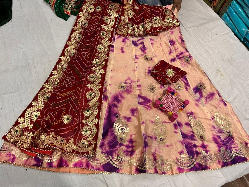 Rajasthani Gottapatti Lehenga Chunni