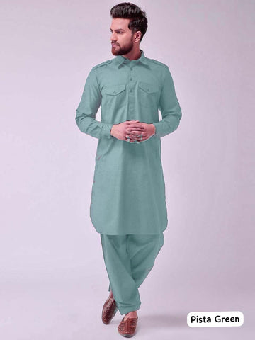 Festival Special Men's Pathani Kurta Payjama