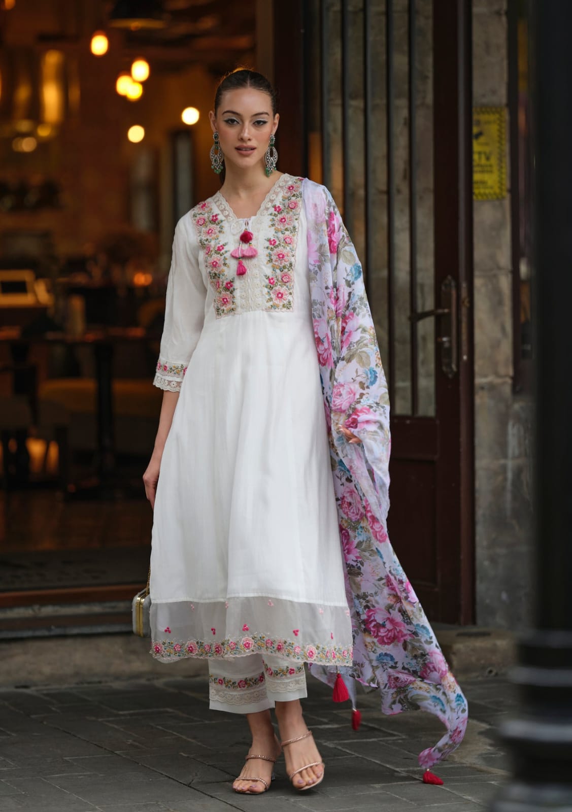 Beautiful Designer Kurti Pant With Dupatta