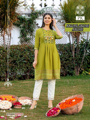 Aradhna Vintage Vol 1 Nayra Cut Kurti Pant With Dupatta Collection