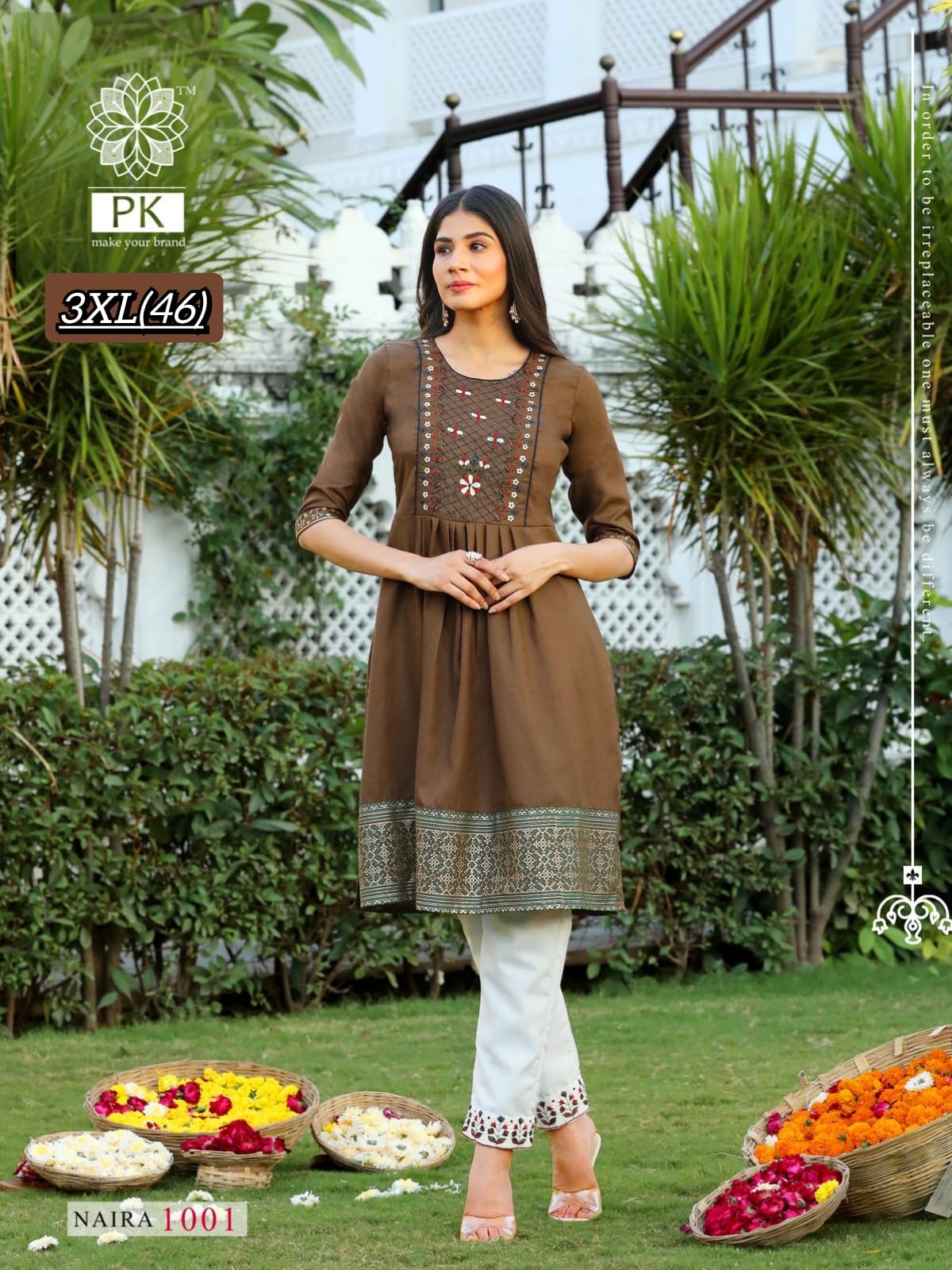 Aradhna Vintage Vol 1 Nayra Cut Kurti Pant With Dupatta Collection