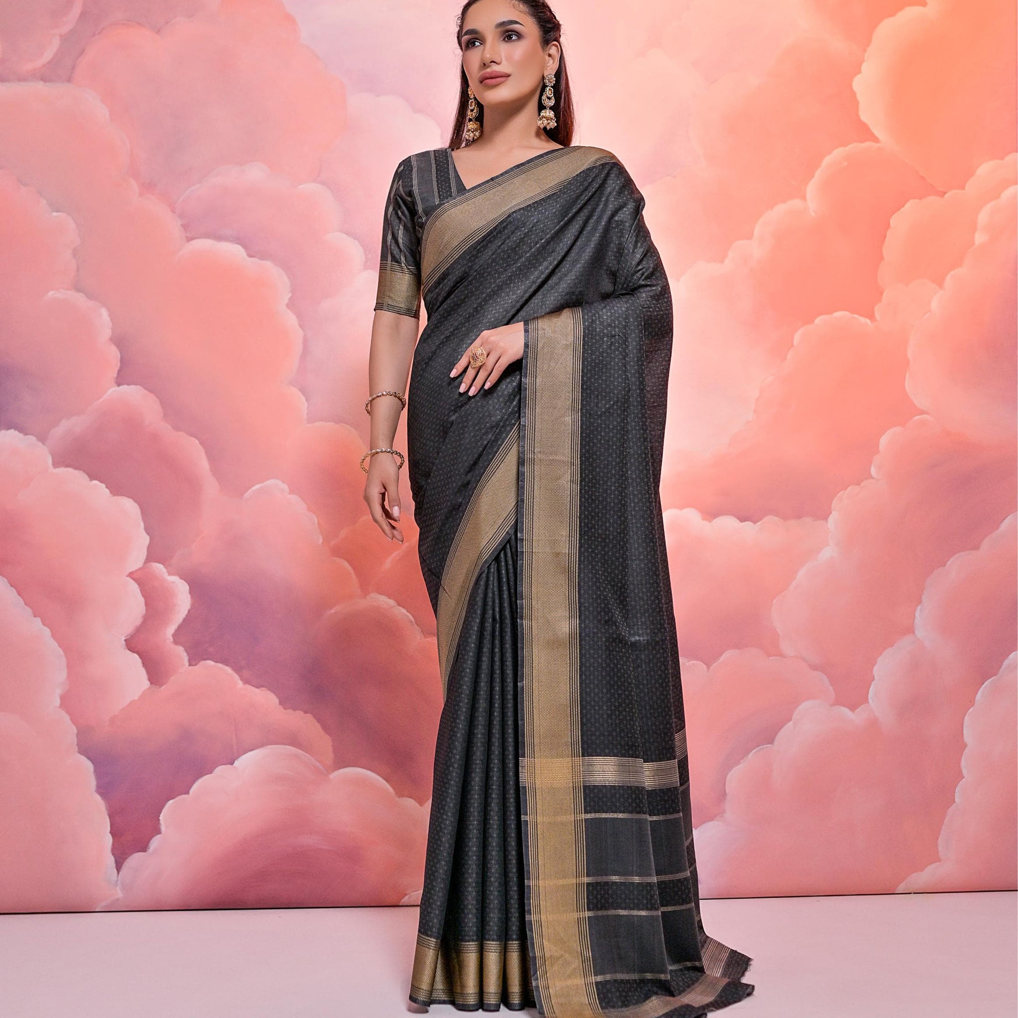 Beautiful Designer Premium Soft Resham Silk Saree