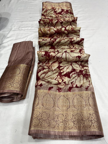 Beautiful Designer Soft Dola Silk Saree