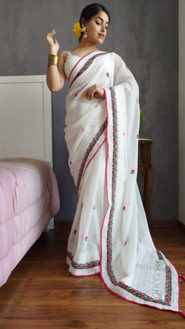 Beautiful Designer Sita Georgette Sarees