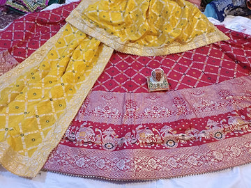 Beautiful Designer Pure Banarasi Dolo Silk Lehenga Choli