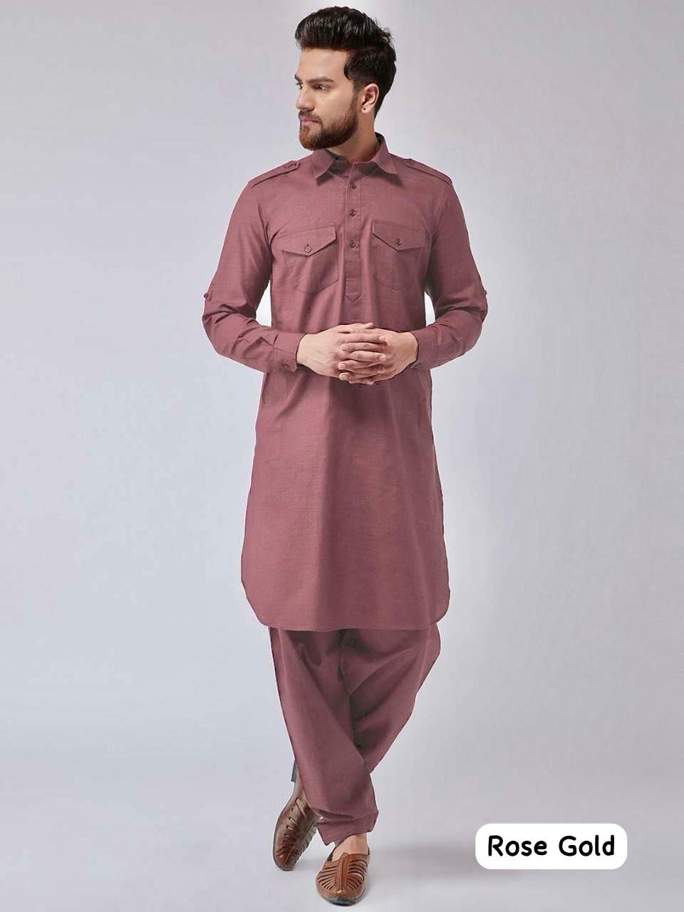 Festival Special Men's Pathani Kurta Payjama