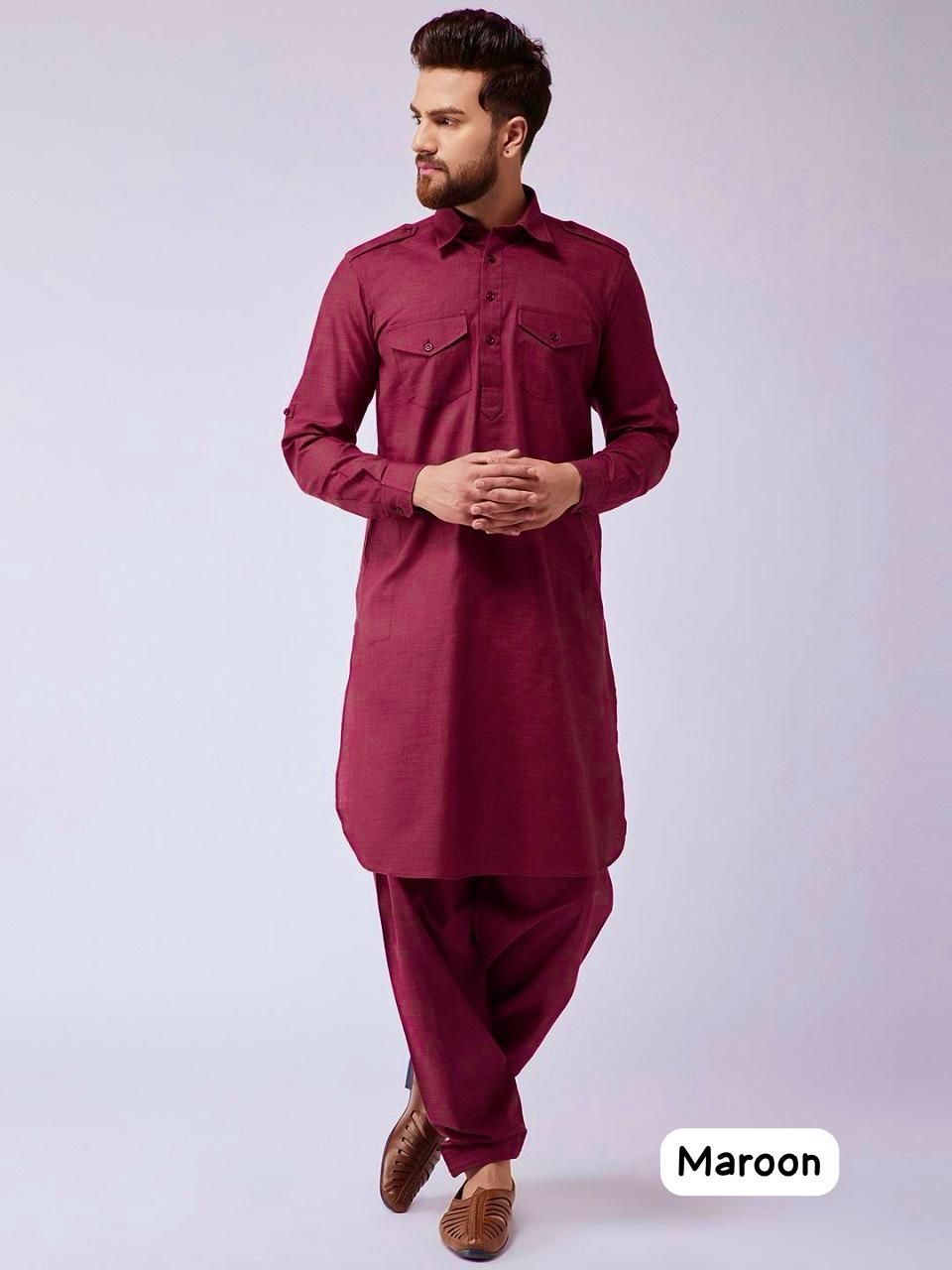 Festival Special Men's Pathani Kurta Payjama