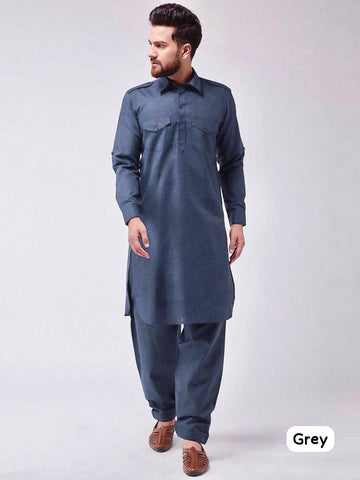 Festival Special Men's Pathani Kurta Payjama