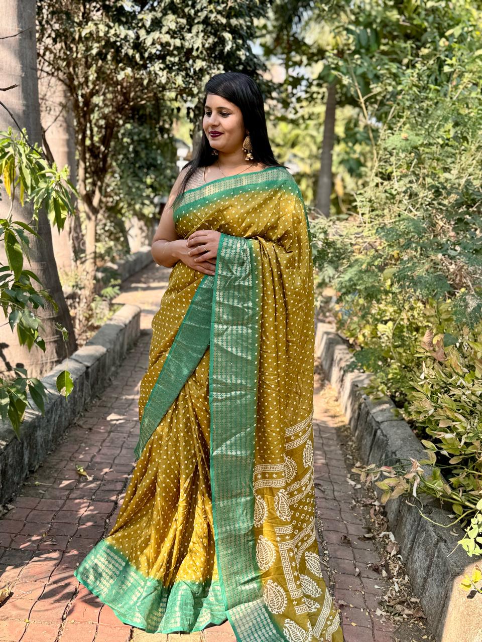 Beautiful Designer Dola Silk Rameswarm Saree