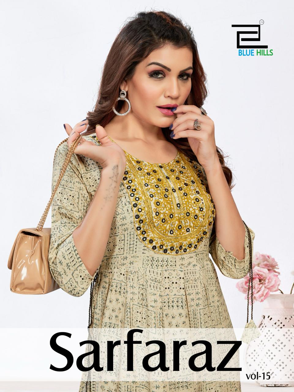 Sarfaraz Vol -15 Rayon Print Kurti (475x06)