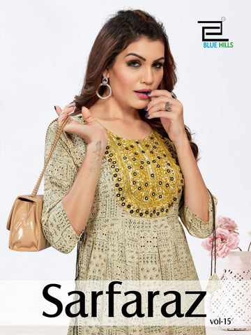 Sarfaraz Vol -15 Rayon Print Kurti (475x06)