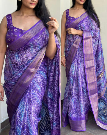 Beautiful Designer Jaipuri Cotton Saree