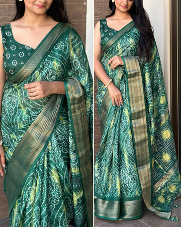 Beautiful Designer Jaipuri Cotton Saree