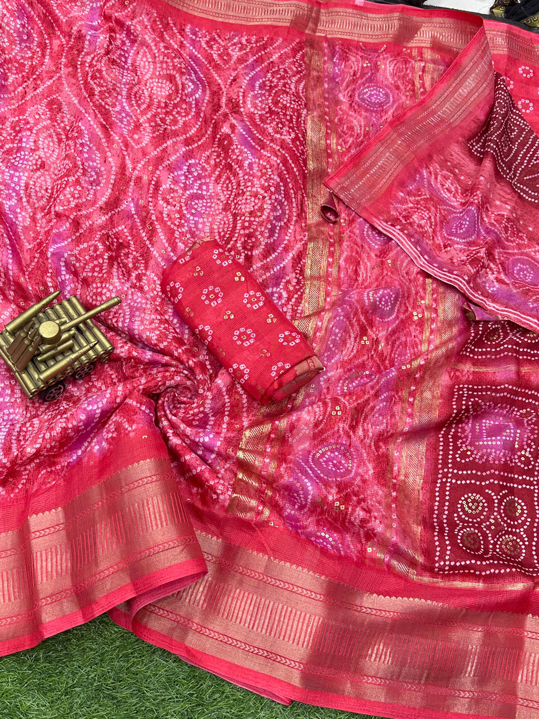 Beautiful Designer Jaipuri Cotton Saree