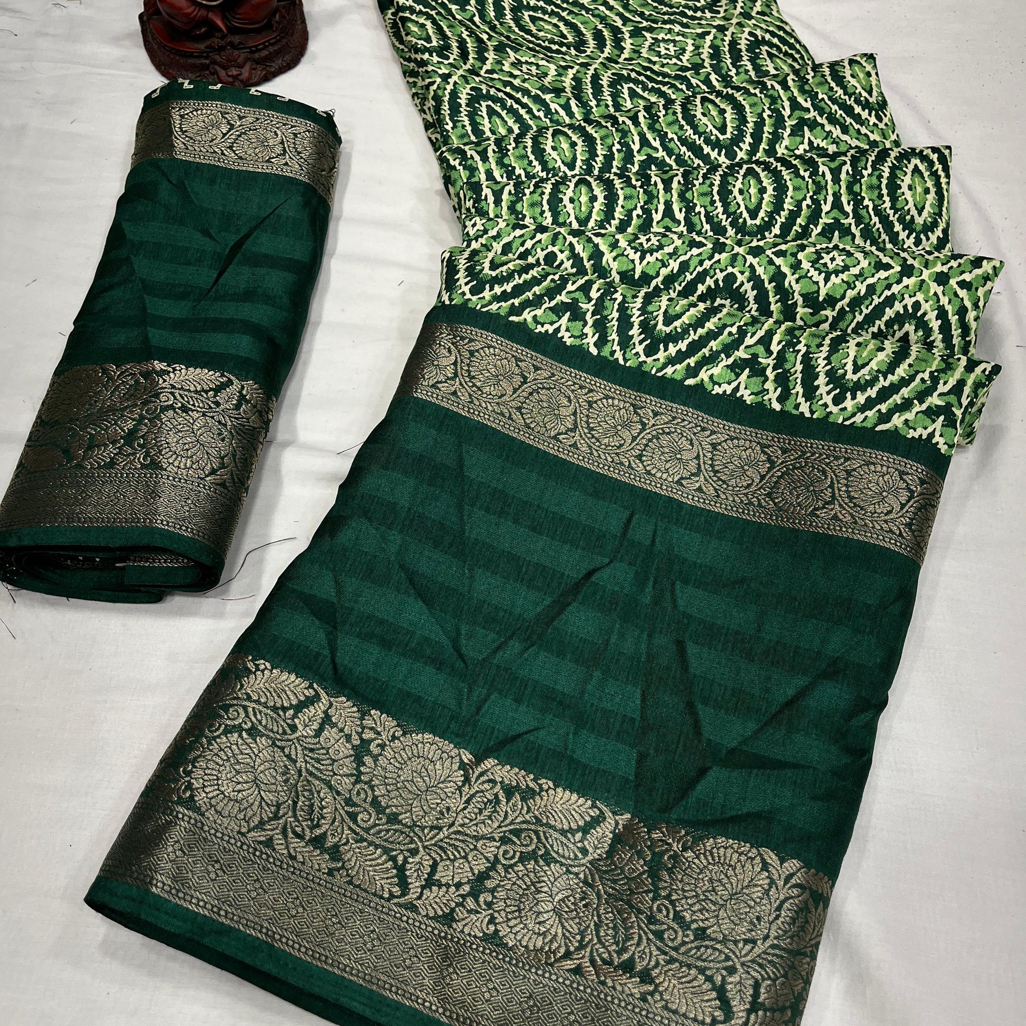 Beautiful Designer Soft Dola Silk Saree