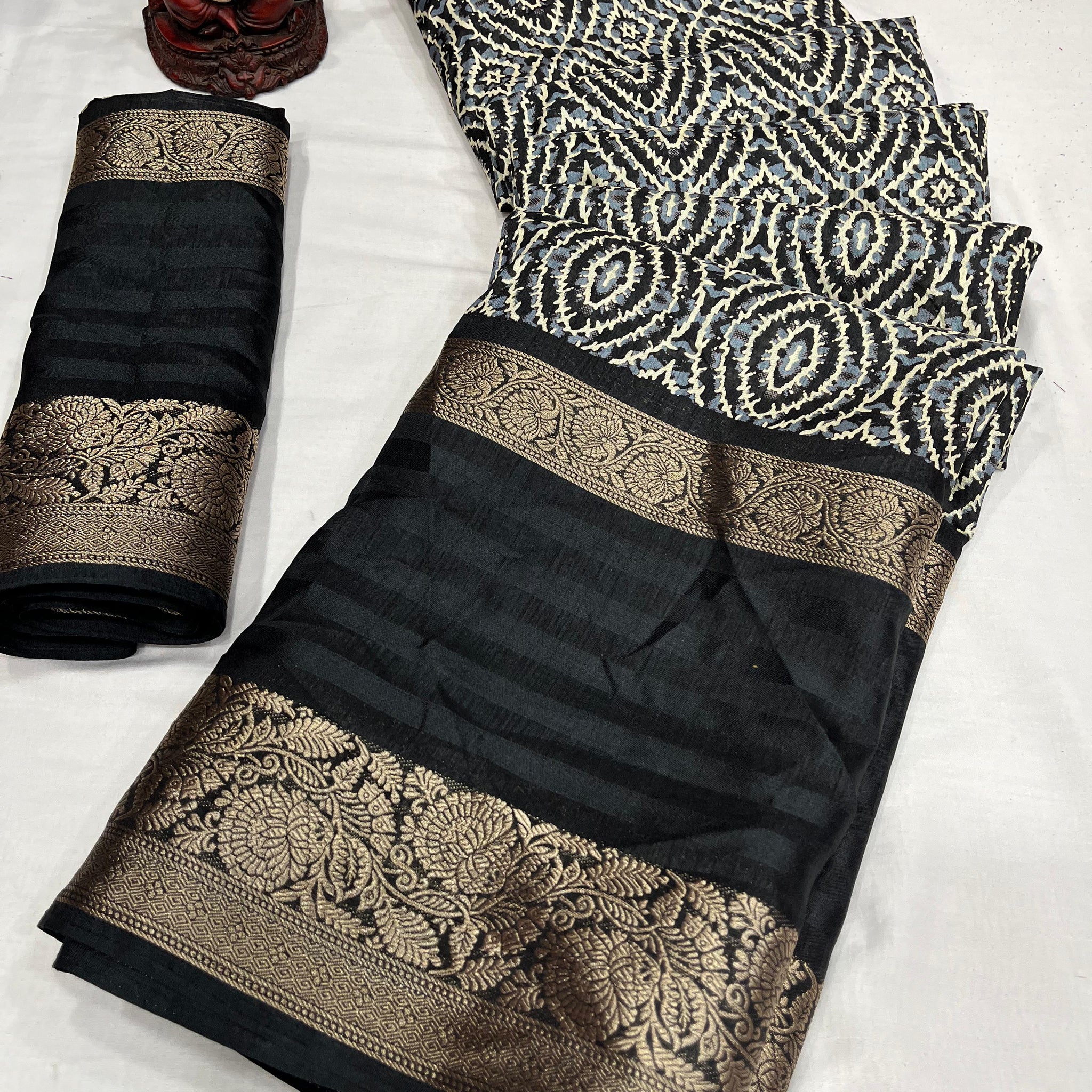 Beautiful Designer Soft Dola Silk Saree