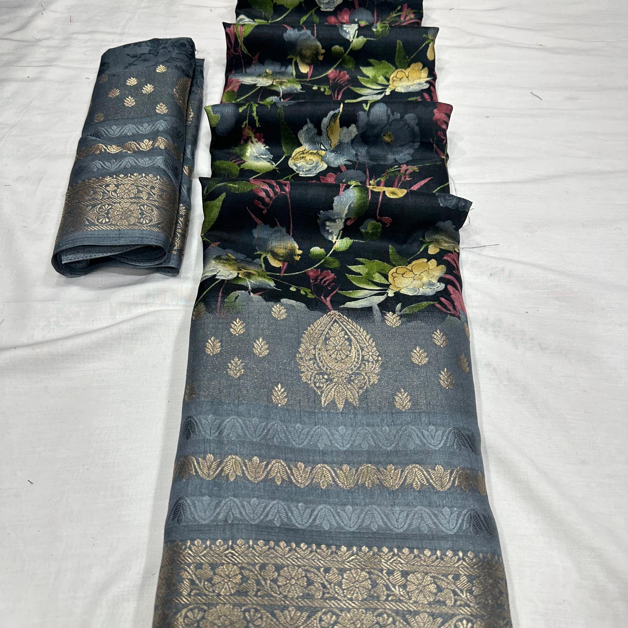 Beautiful Designer Soft Dola Silk Saree