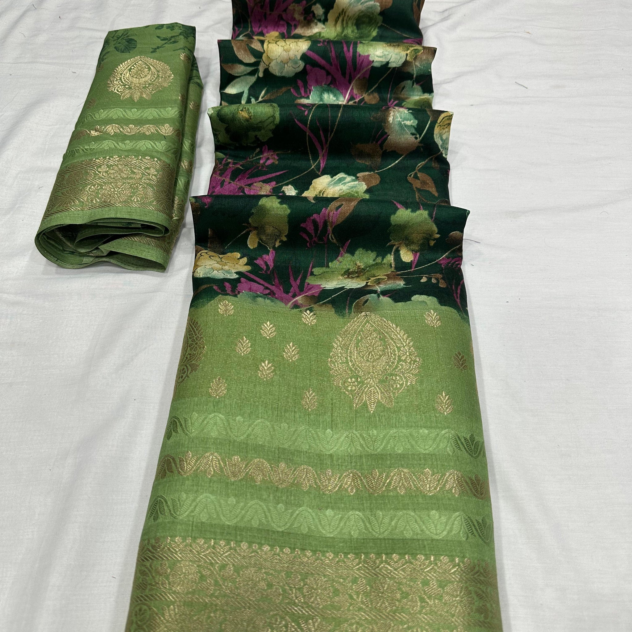 Beautiful Designer Soft Dola Silk Saree