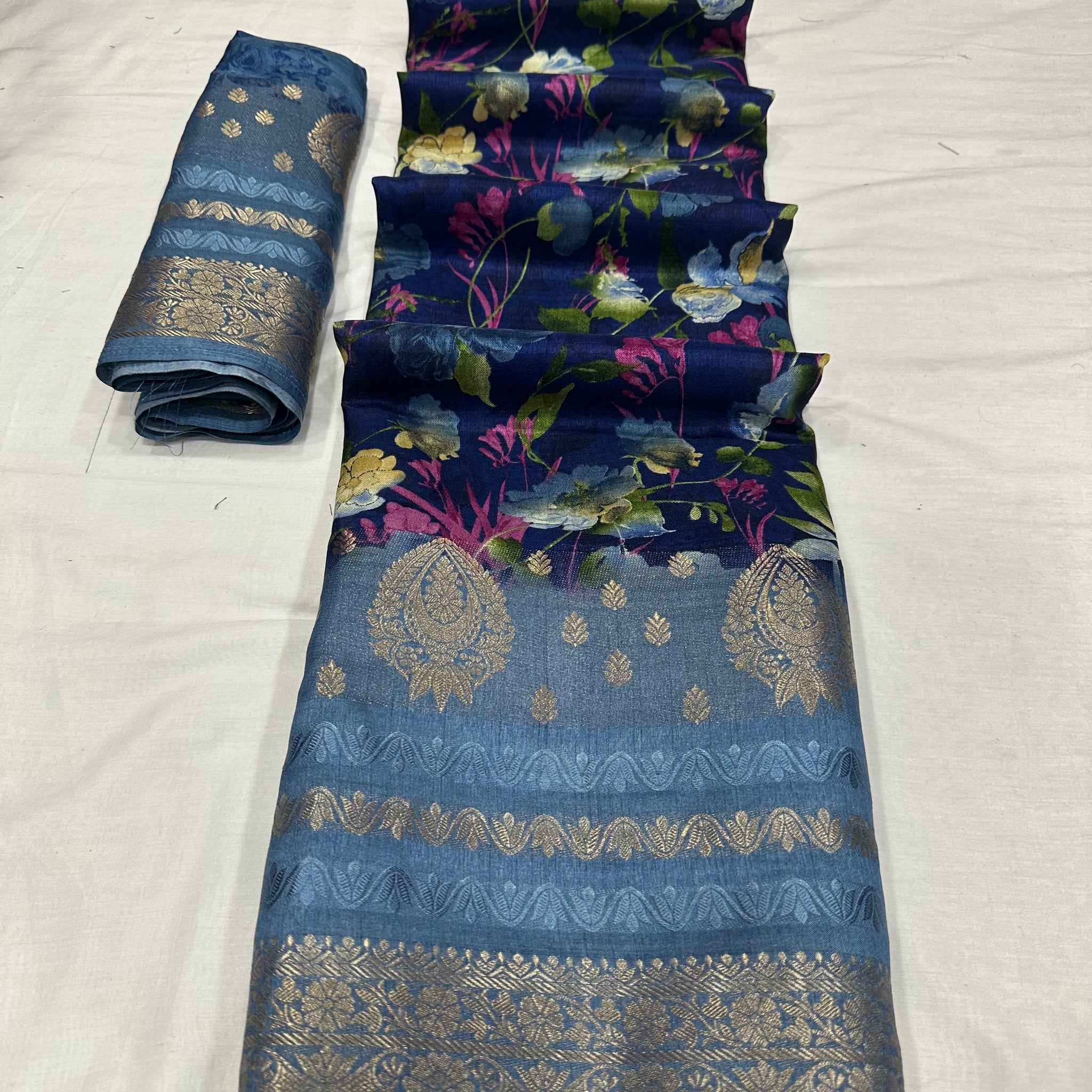 Beautiful Designer Soft Dola Silk Saree