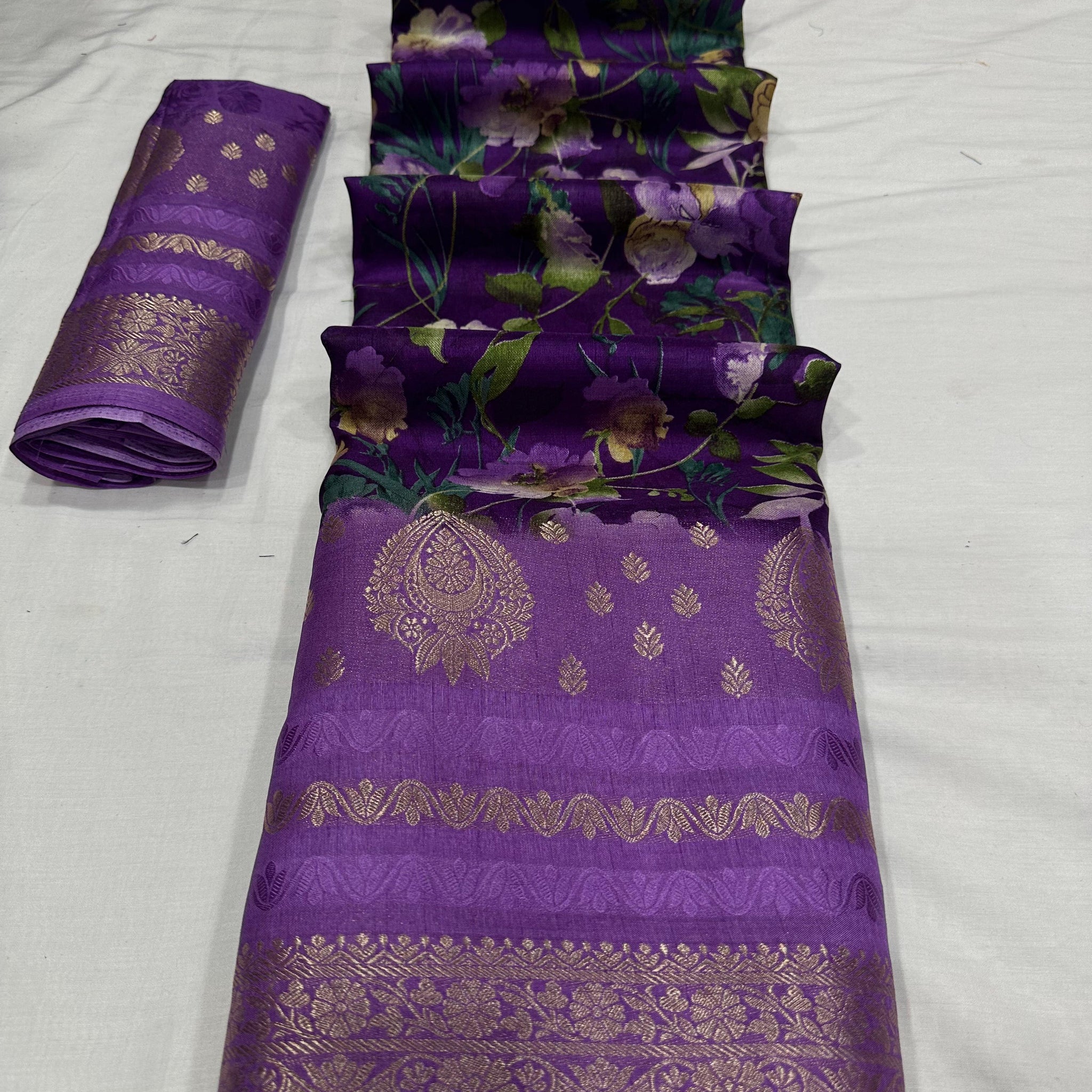 Beautiful Designer Soft Dola Silk Saree