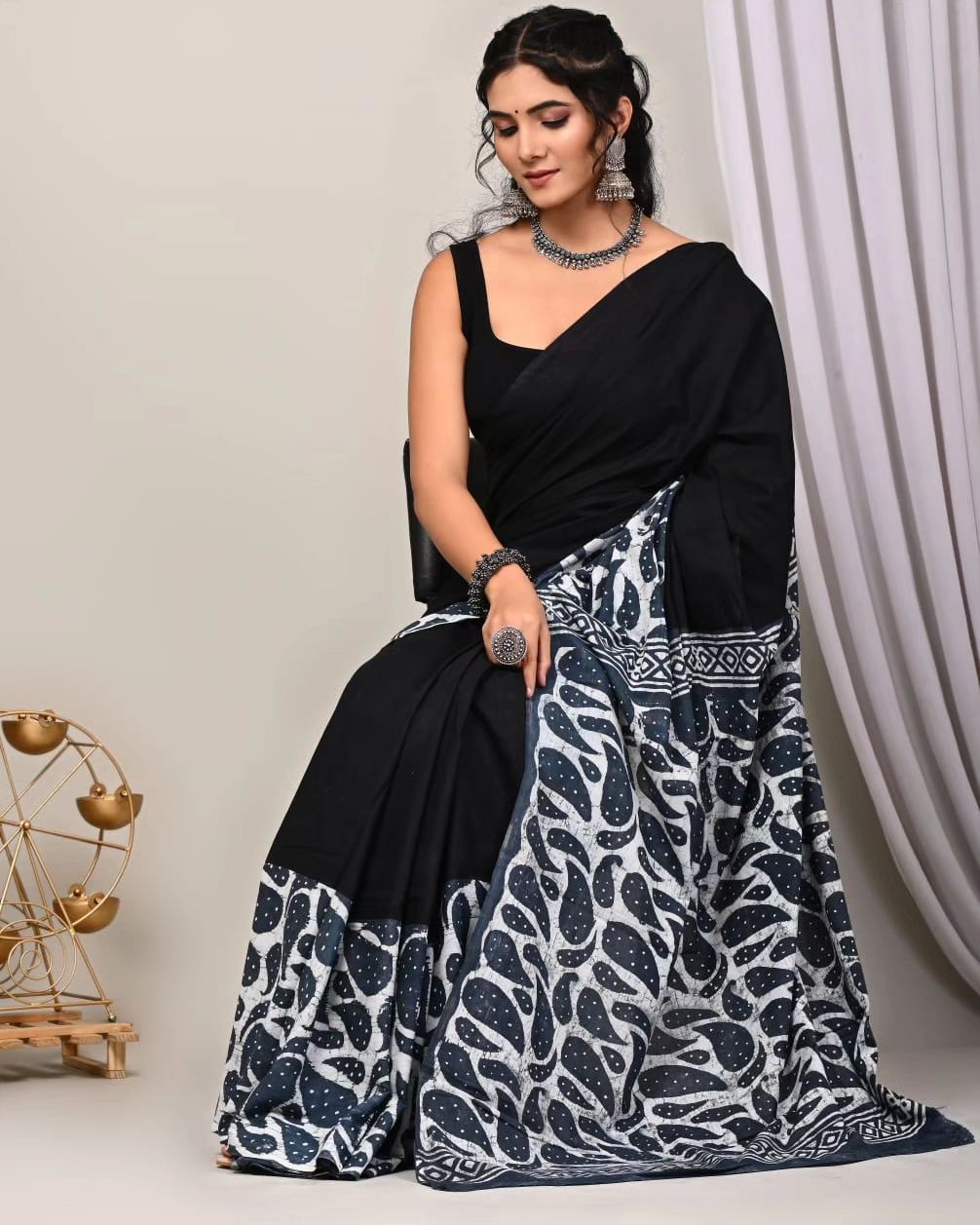 Beautiful Designer Imported Cotton Digital Print Saree