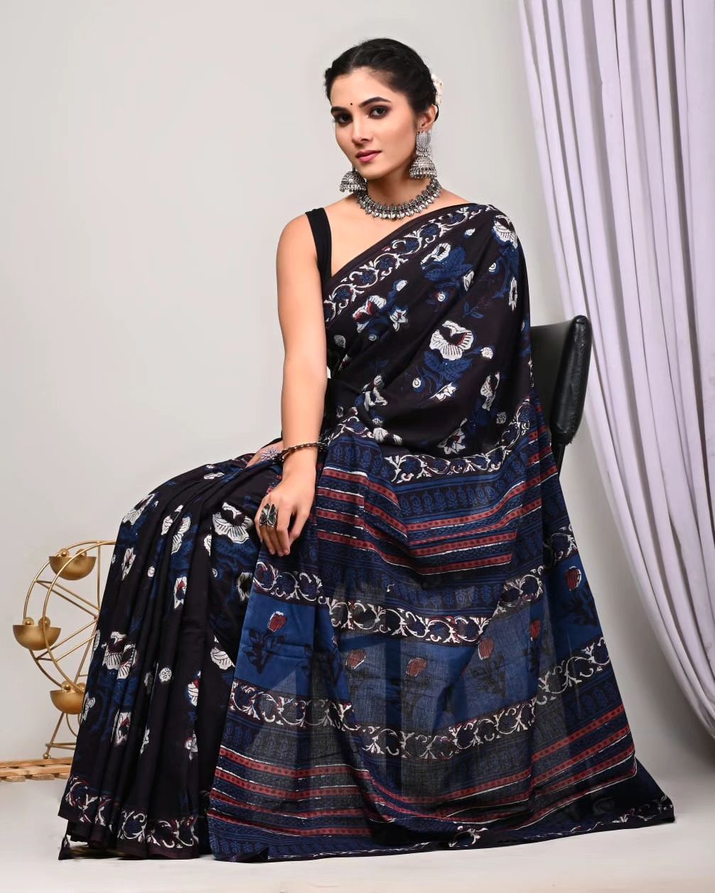 Beautiful Designer Imported Cotton Digital Print Saree