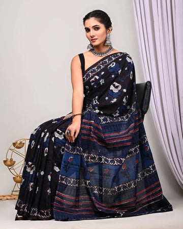 Beautiful Designer Imported Cotton Digital Print Saree