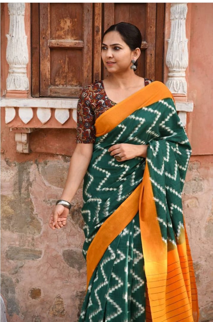 Beautiful Designer Pure Soft Linen Digital Print Saree