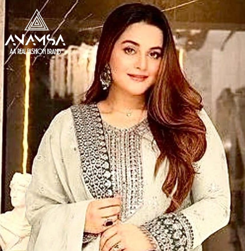 Anamsa 293 Heavy Pure Pakistani Georgette Suit