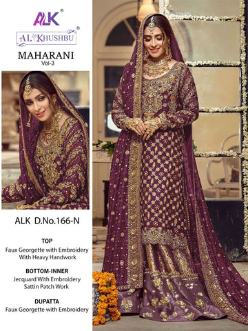 Beautiful Designer AL Khushbu Maharani Vol 4 166 Salwar Suit