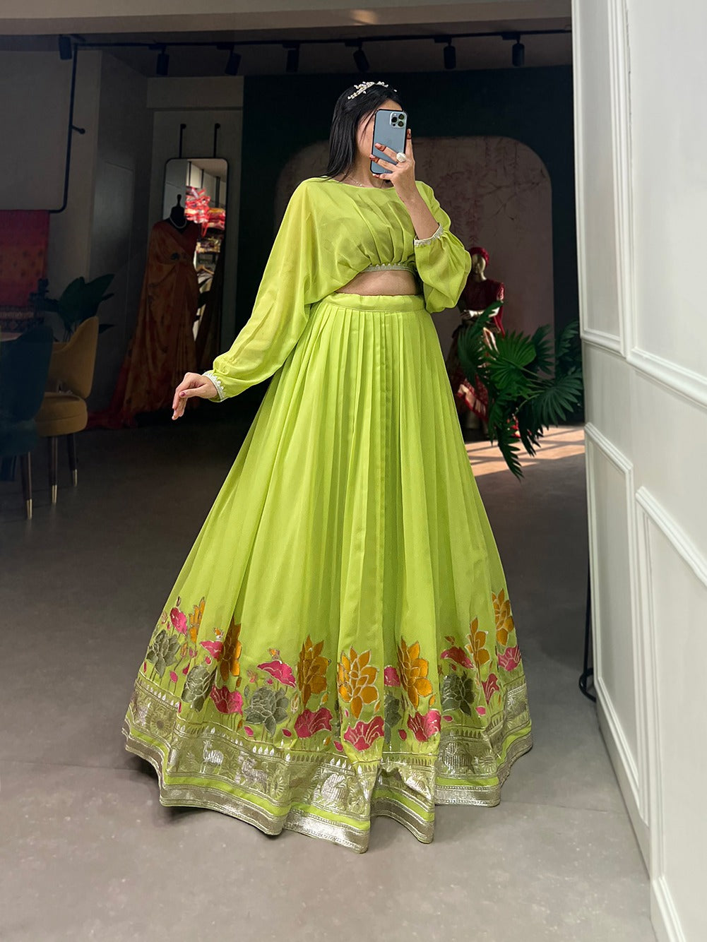 Georgette Lehenga Choli