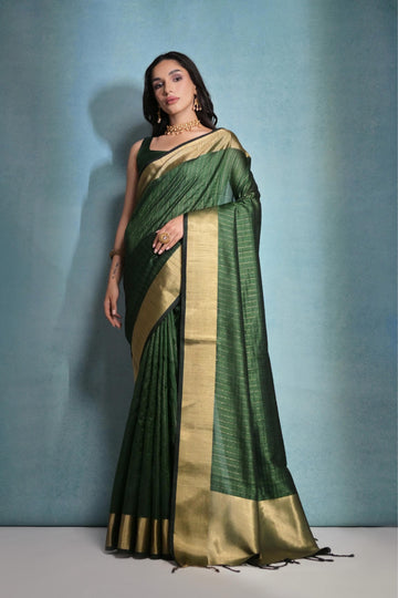 Beautiful Designer Soft Banarasi Raw Silk Saree