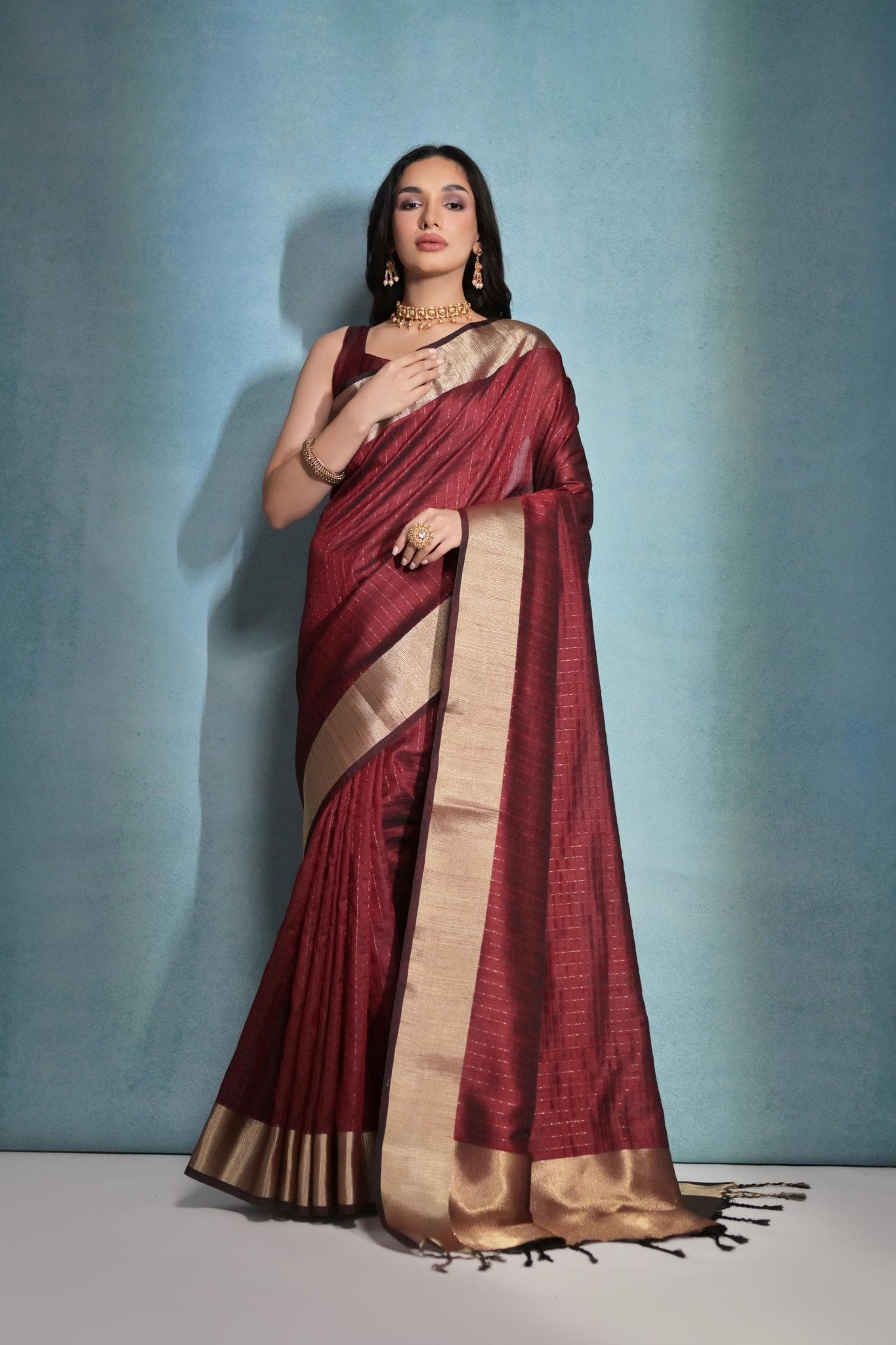 Beautiful Designer Soft Banarasi Raw Silk Saree