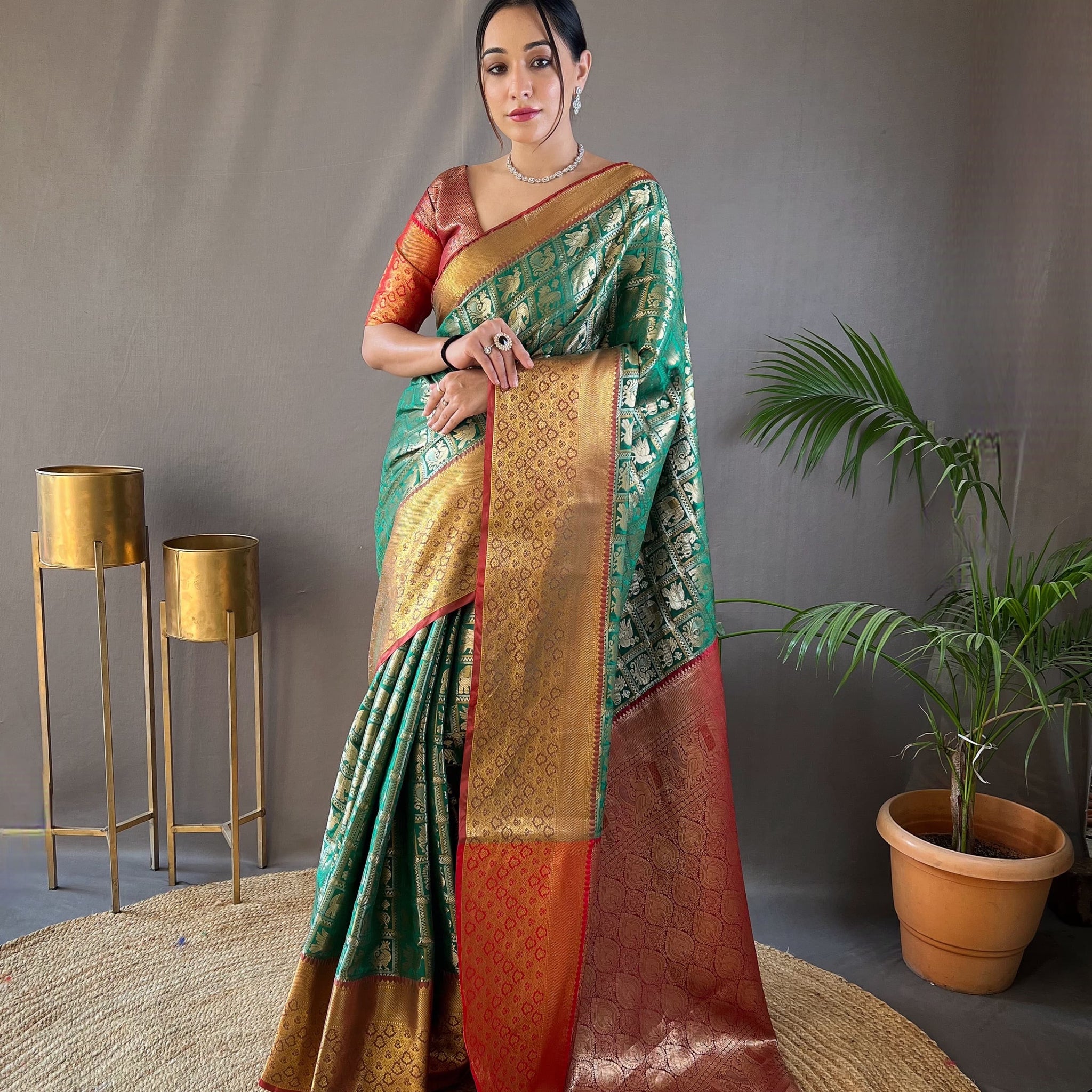 Beautiful Designer Kajal Pattu Silk Saree