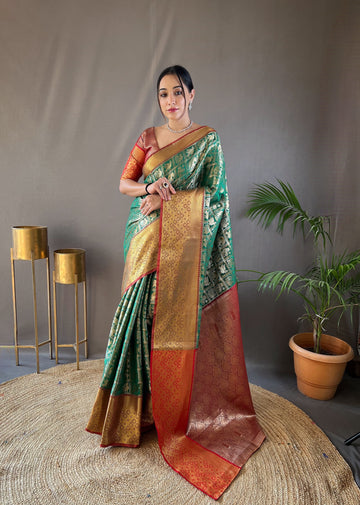 Beautiful Designer Kajal Pattu Silk Saree