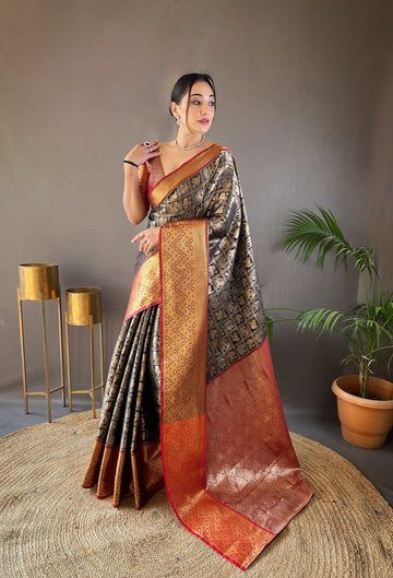 Beautiful Designer Kajal Pattu Silk Saree