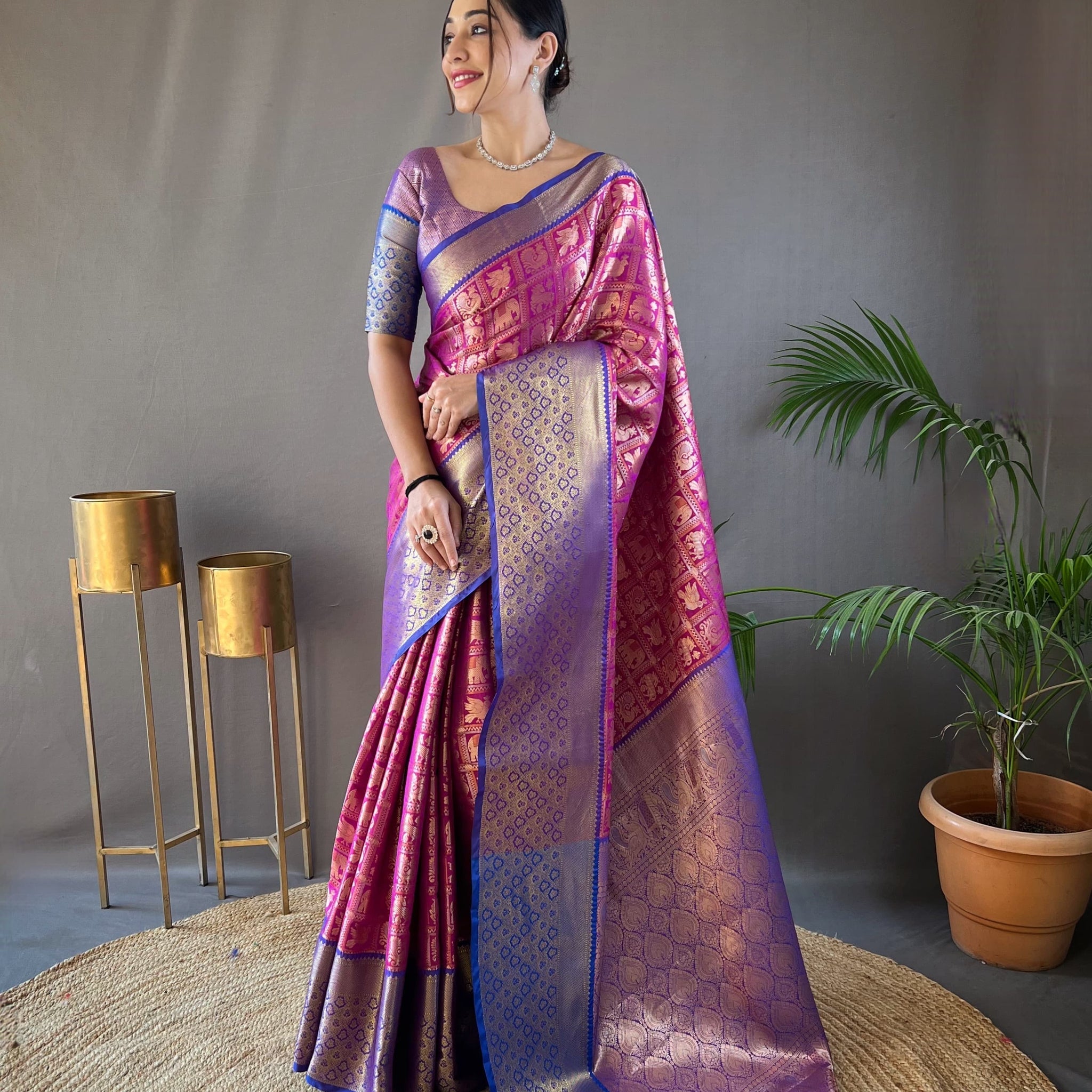 Beautiful Designer Kajal Pattu Silk Saree