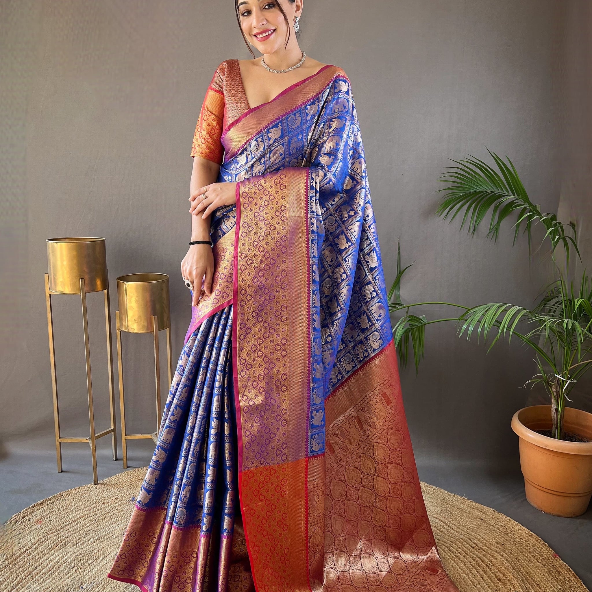 Beautiful Designer Kajal Pattu Silk Saree