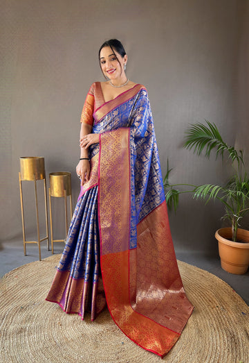 Beautiful Designer Kajal Pattu Silk Saree