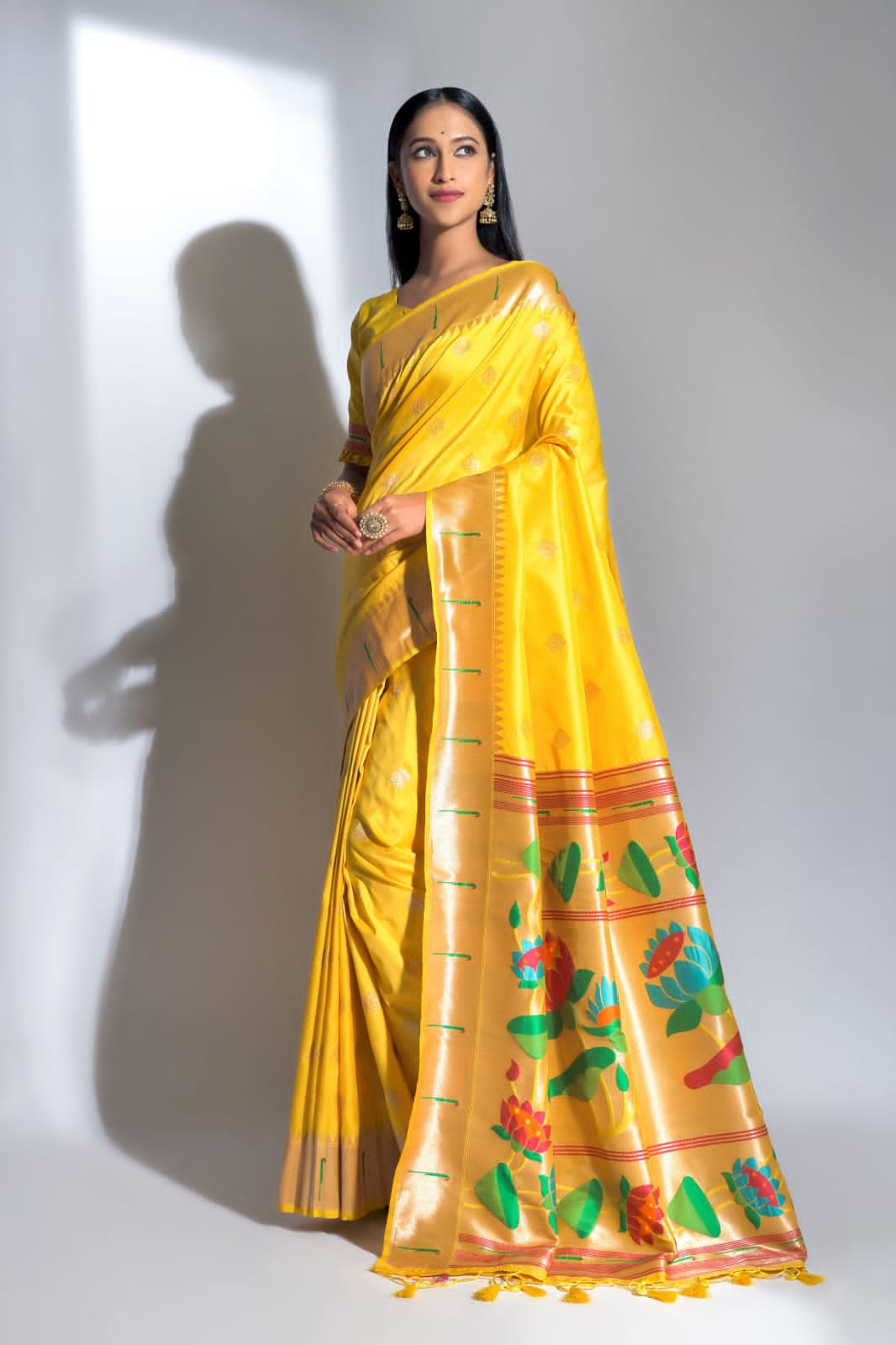 Beautiful Designer Banarasi Soft Silk Paithani Saree