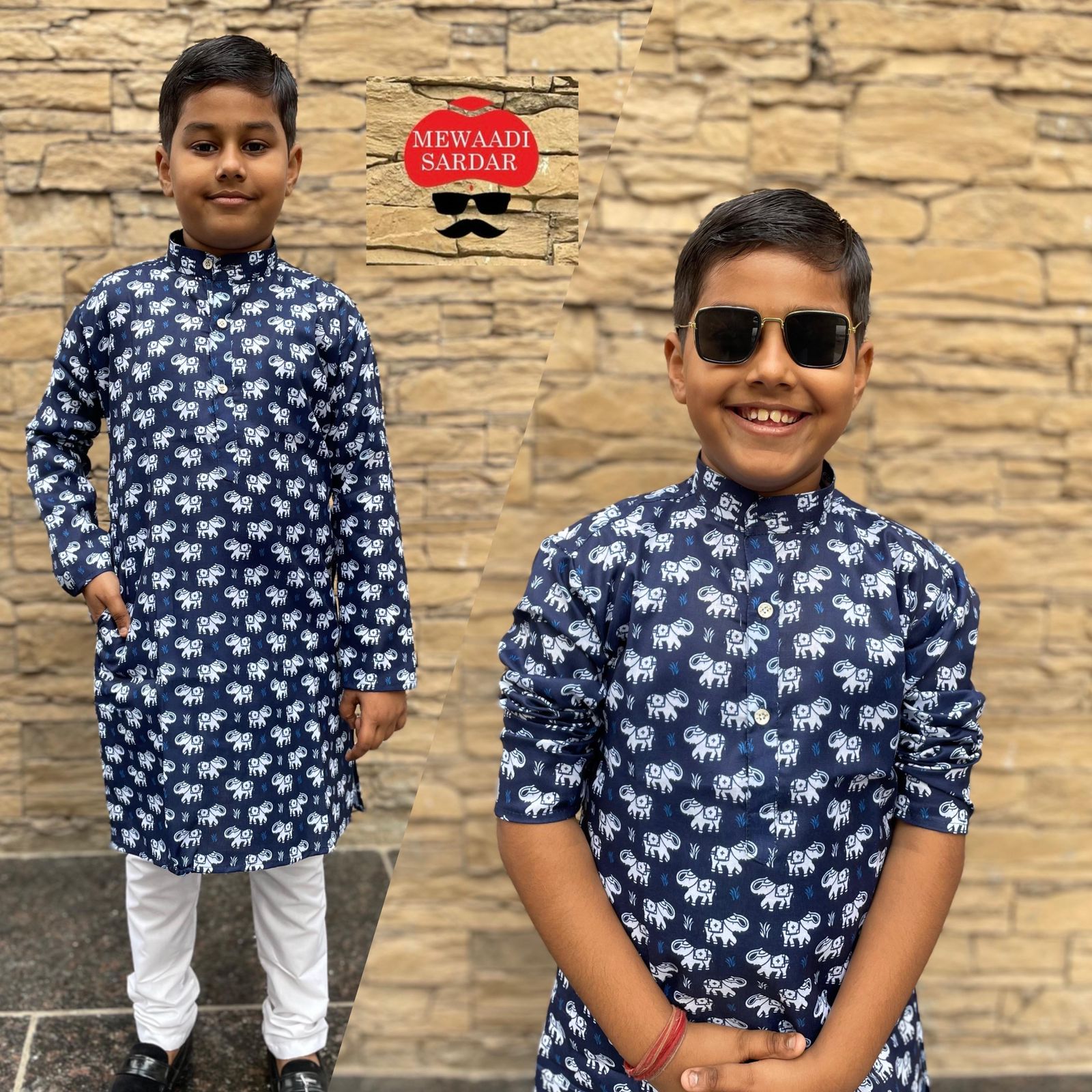 Festival Occasion Kids Boys Kurta Pajama