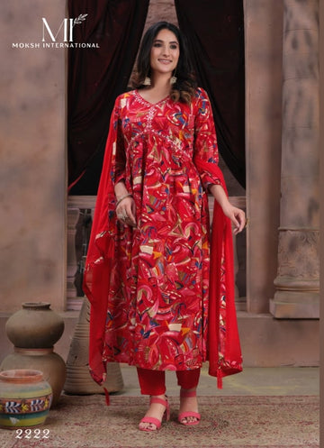 Beautiful Designer Alia Cut Anarkali Salwar Kameez