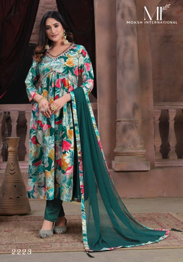 Beautiful Designer Alia Cut Anarkali Salwar Kameez