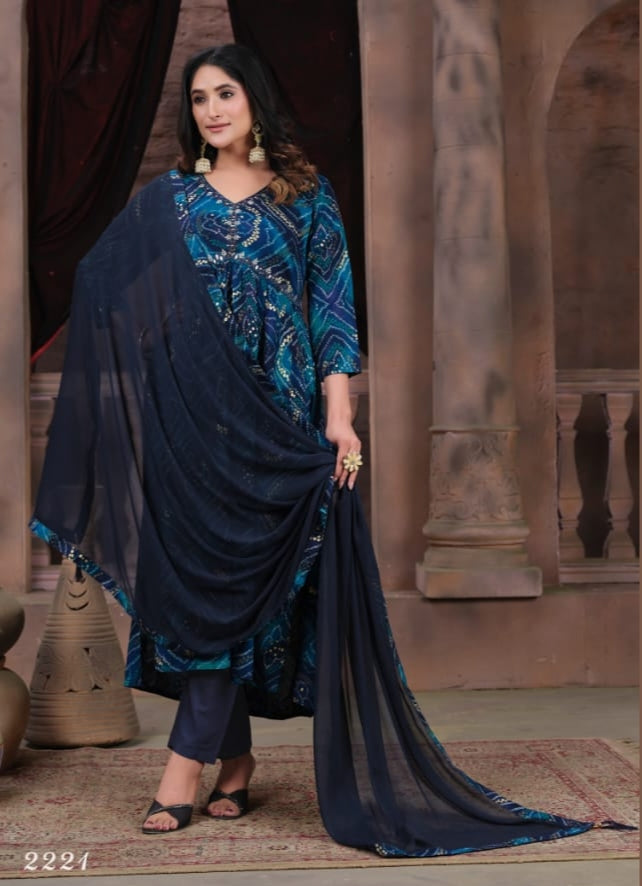 Beautiful Designer Alia Cut Anarkali Salwar Kameez