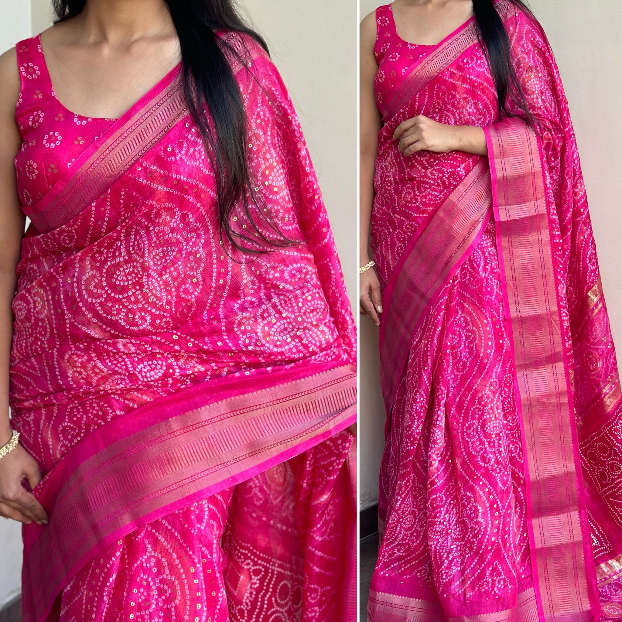 Beautiful Designer Jaipuri Cotton Saree