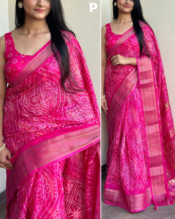 Beautiful Designer Jaipuri Cotton Saree