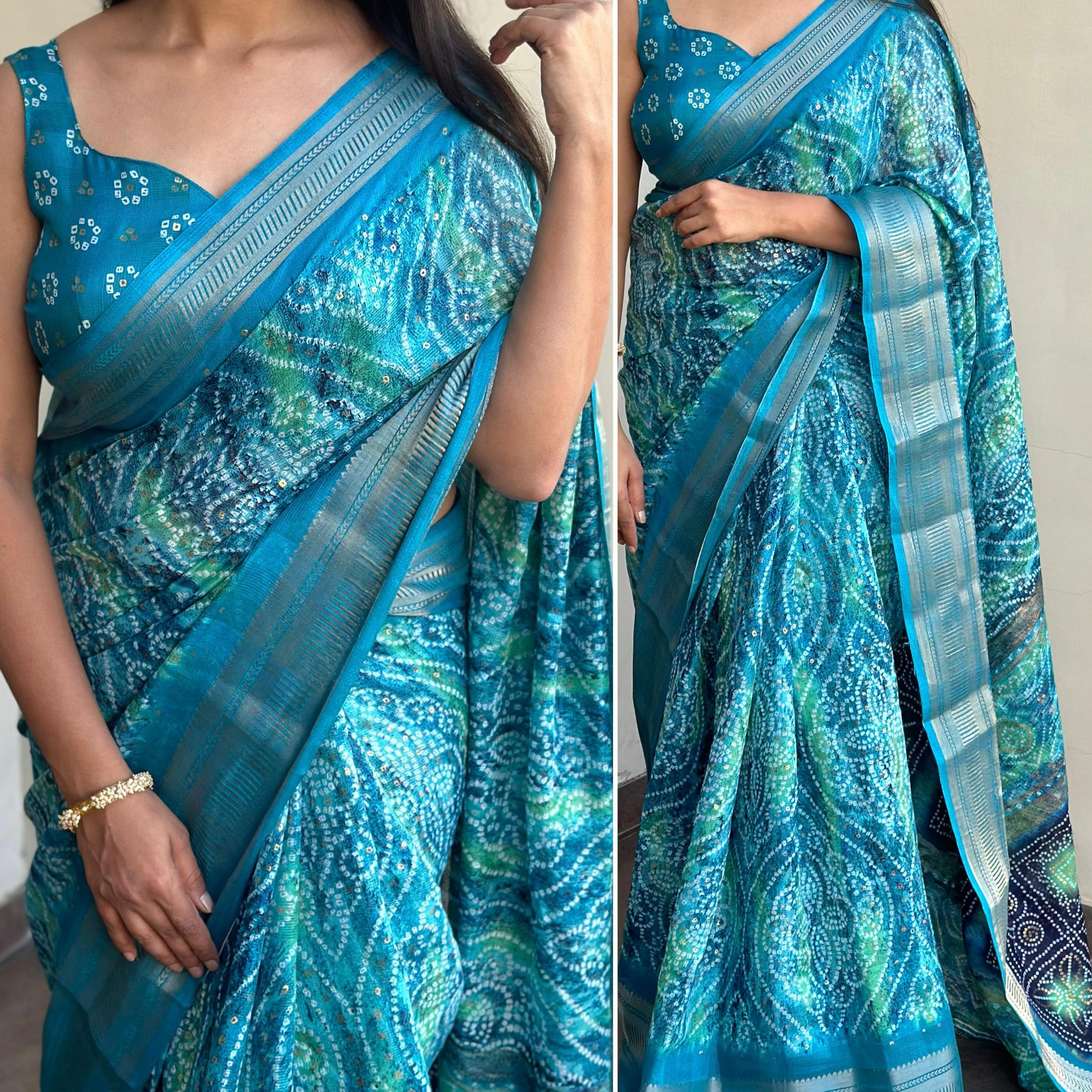 Beautiful Designer Jaipuri Cotton Saree